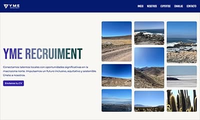 Web Page for a Recruitment Agency